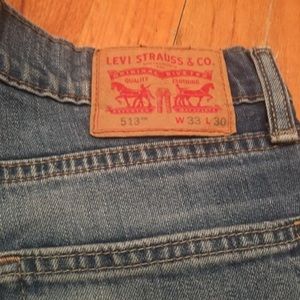Levi’s 513 Mens Jeans 33W 30L